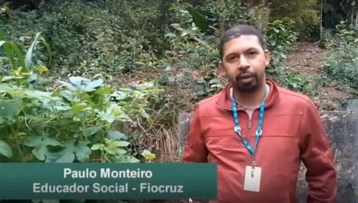 A balança para o SIM e vídeo em que Paulo Monteiro (FAG e Fundação Oswaldo Cruz) fala de sua experiência de implantar compostagem em quintais